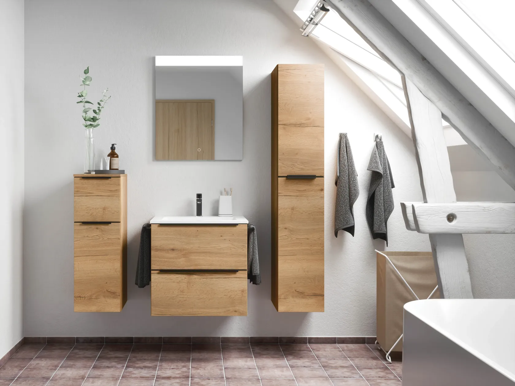 Atlas Ensemble sous vasque avec miroir 4