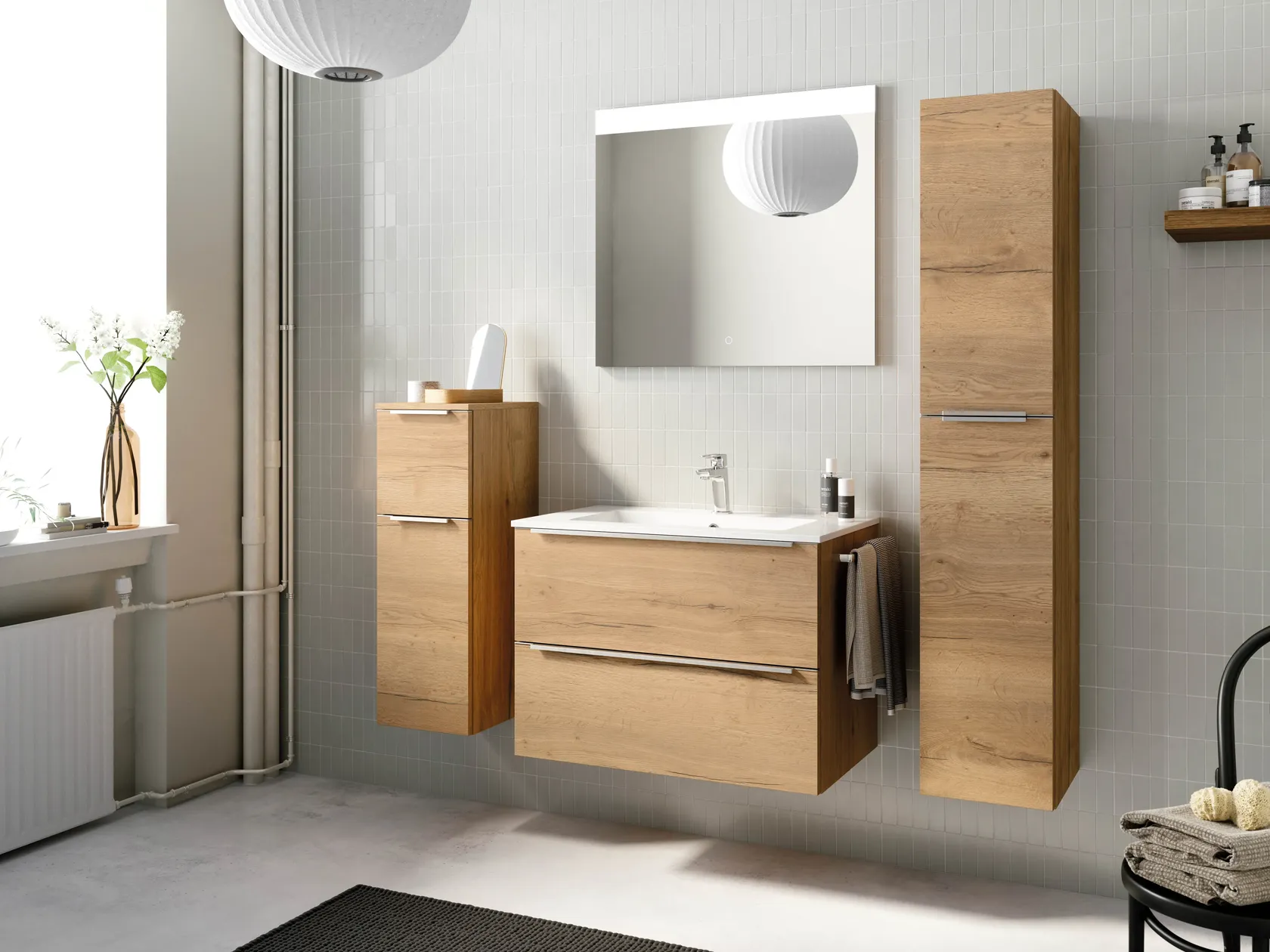 Atlas Ensemble sous vasque avec miroir 2