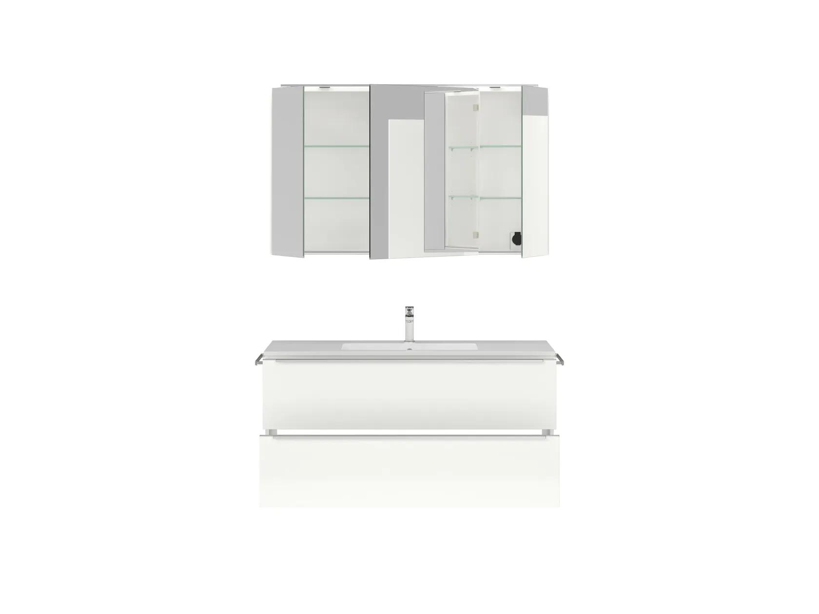 Atlas Ensemble sous vasque avec miroir 1