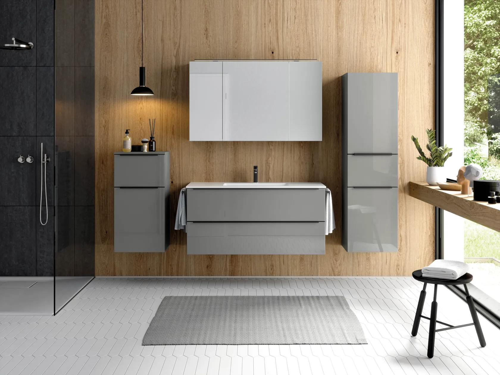 Atlas Ensemble sous vasque avec miroir 4