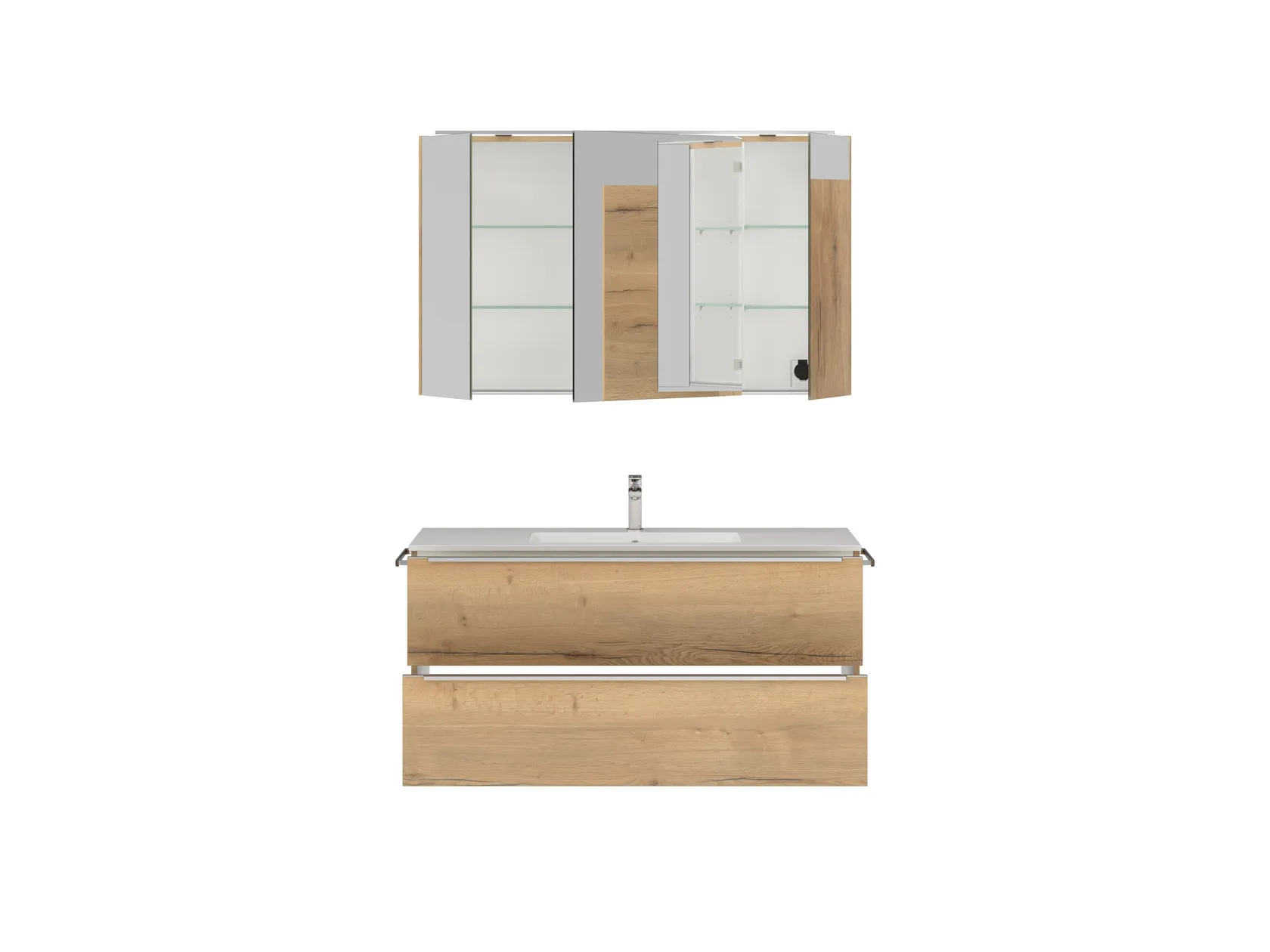 Atlas Ensemble sous vasque avec miroir 1