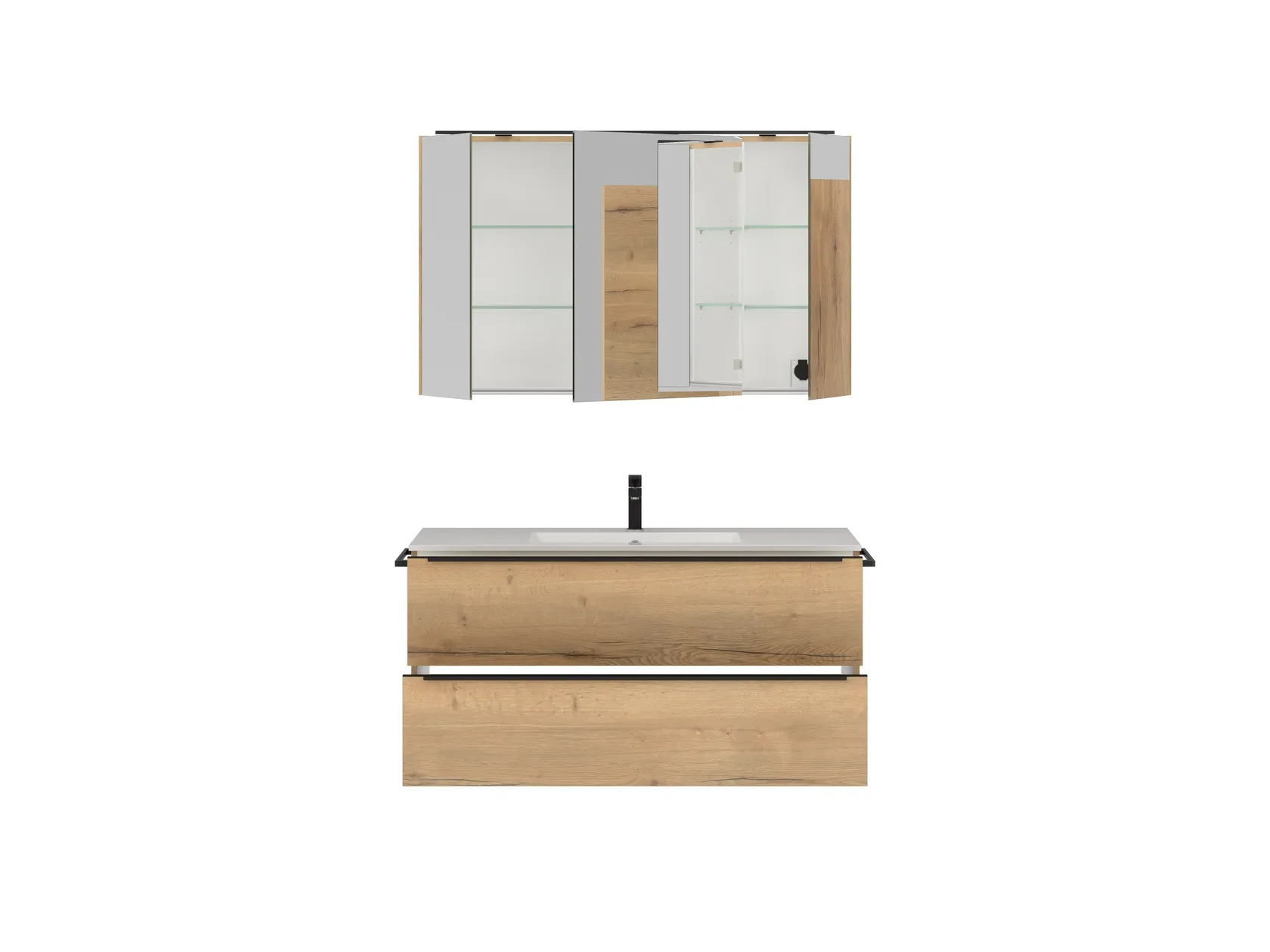 Atlas Ensemble sous vasque avec miroir 1