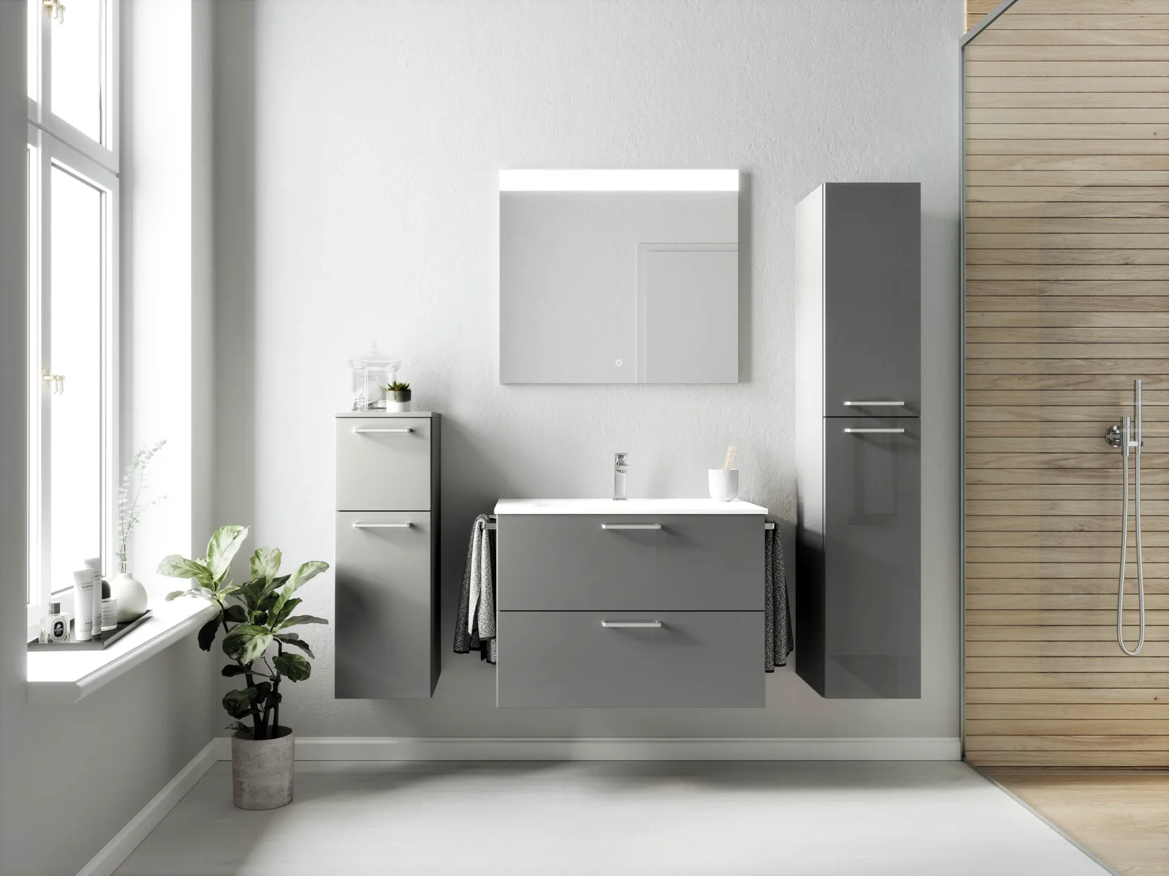 Atlas Ensemble sous vasque avec miroir 6