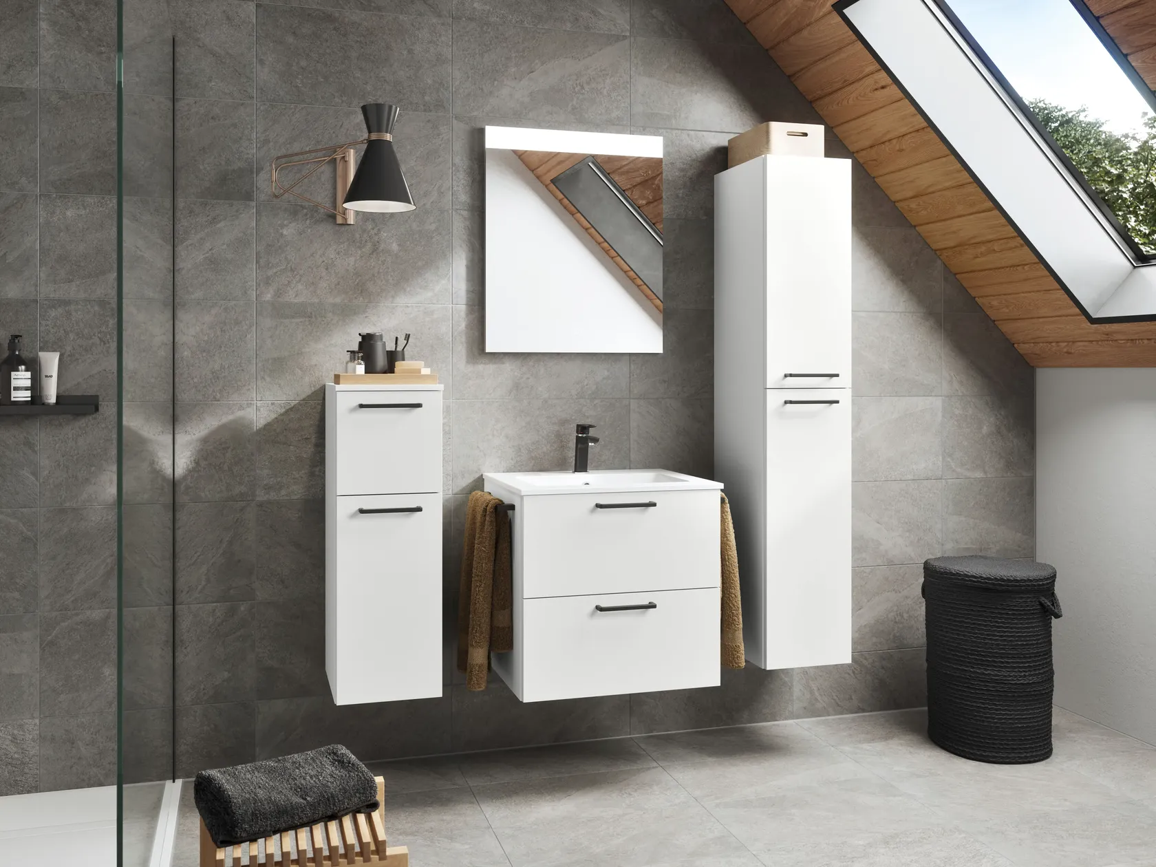 Atlas Ensemble sous vasque avec miroir 3