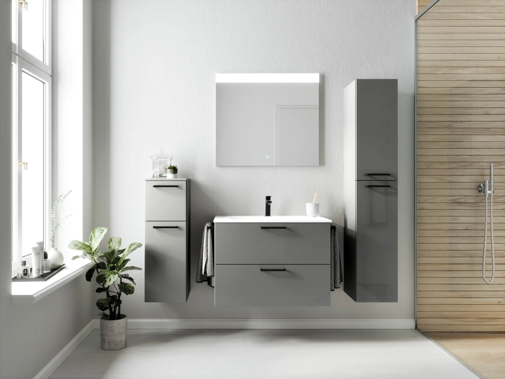 Atlas Ensemble sous vasque avec miroir 2