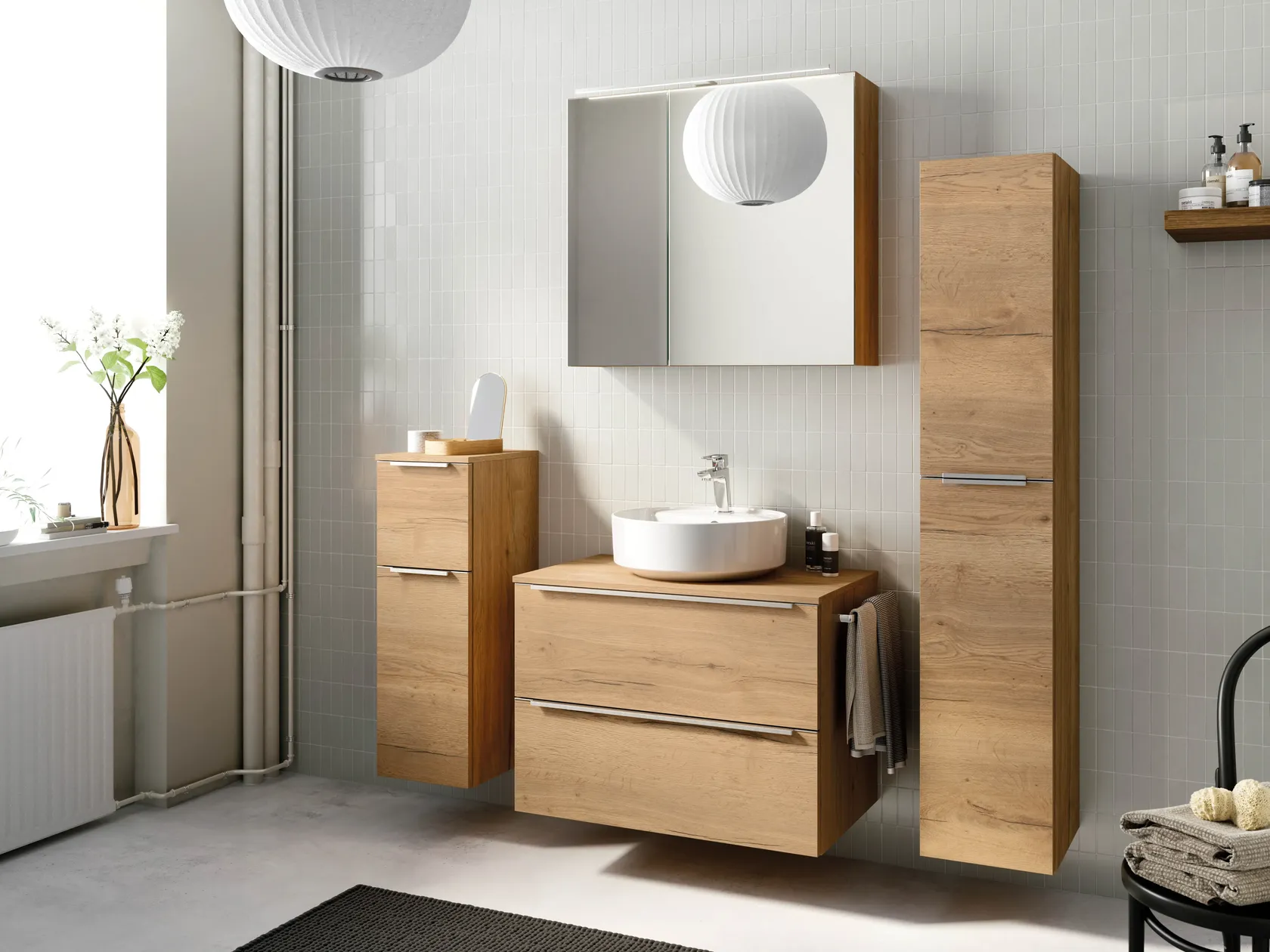 Atlas Ensemble sous vasque avec miroir 6