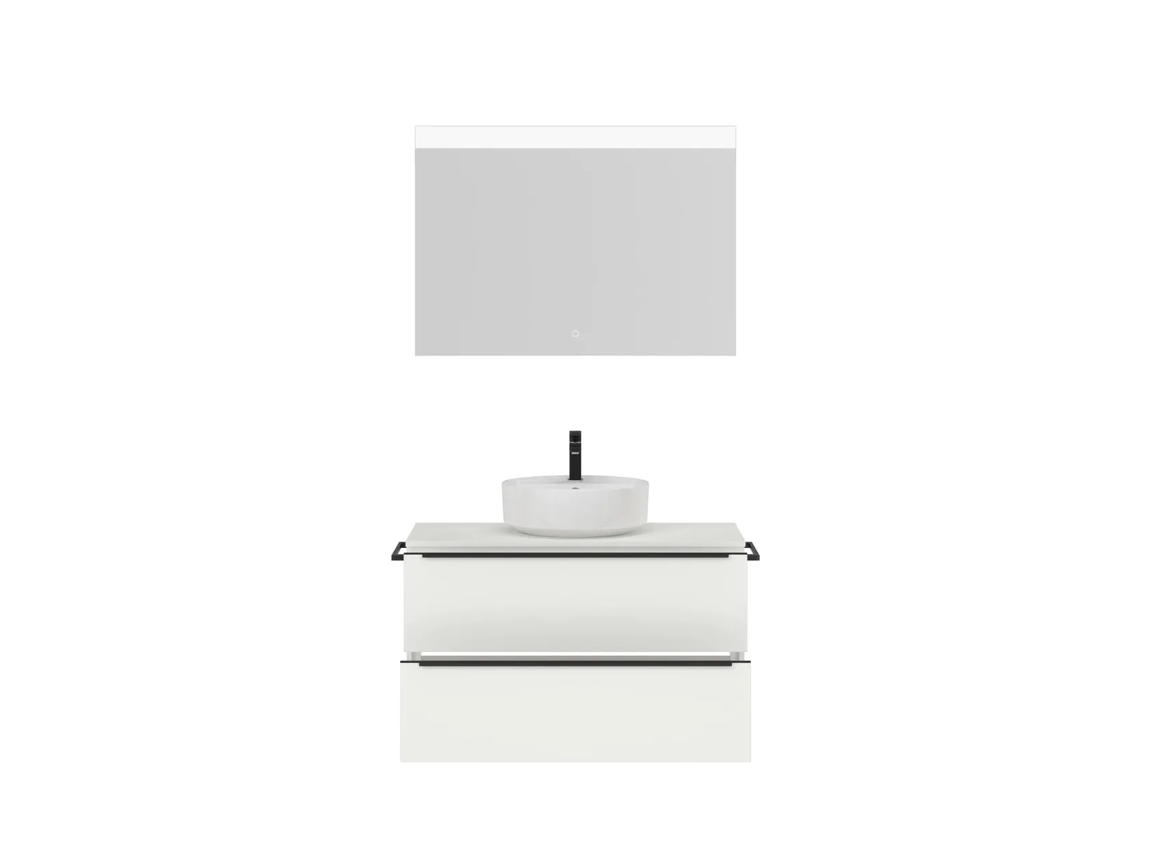 Atlas Ensemble sous vasque avec miroir 1