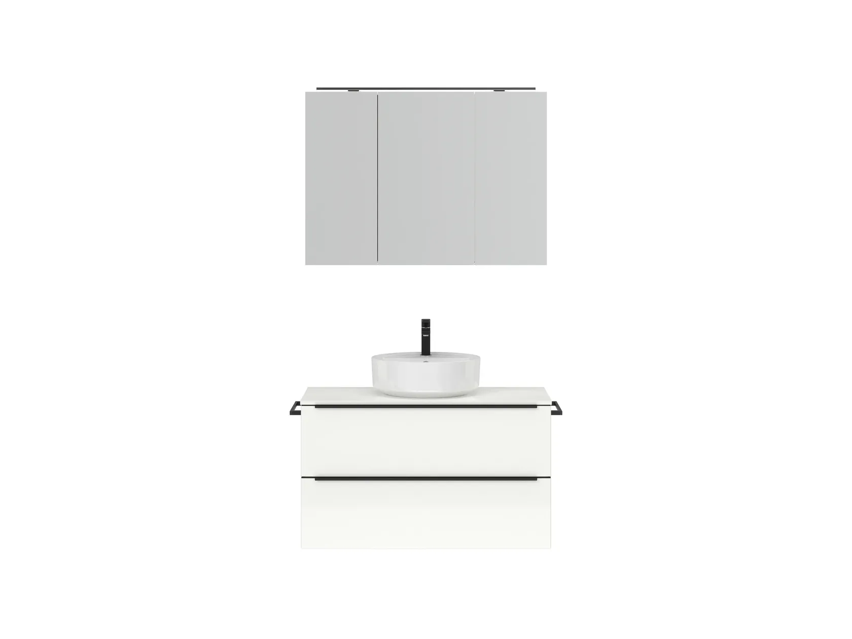 Atlas Ensemble sous vasque avec miroir 0