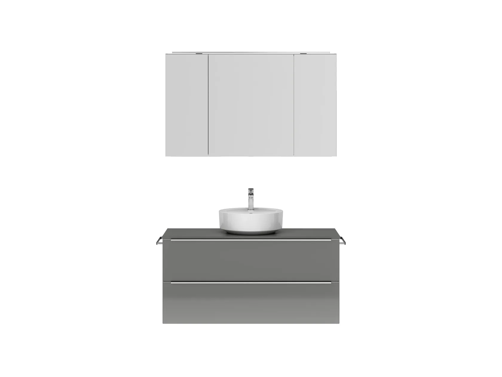 Atlas Ensemble sous vasque avec miroir 0