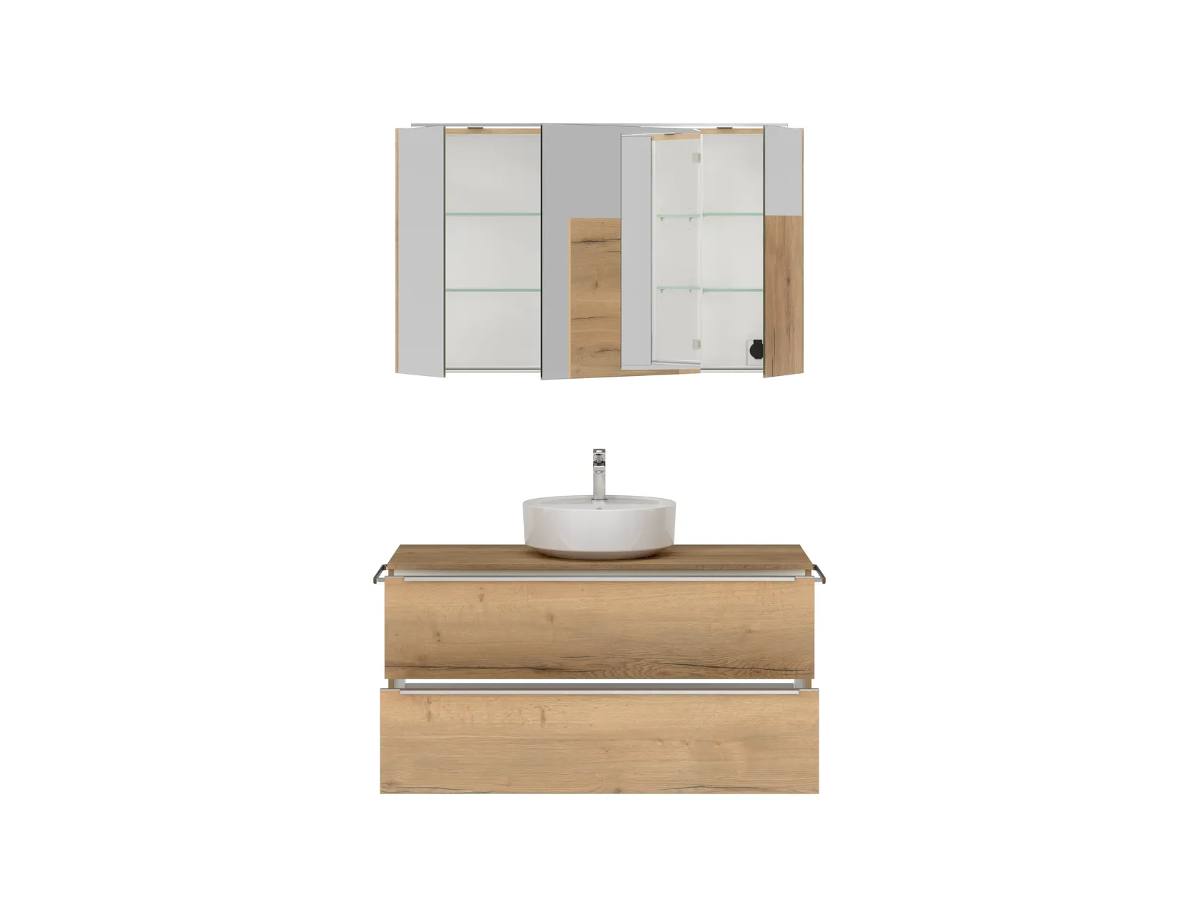 Atlas Ensemble sous vasque avec miroir 1