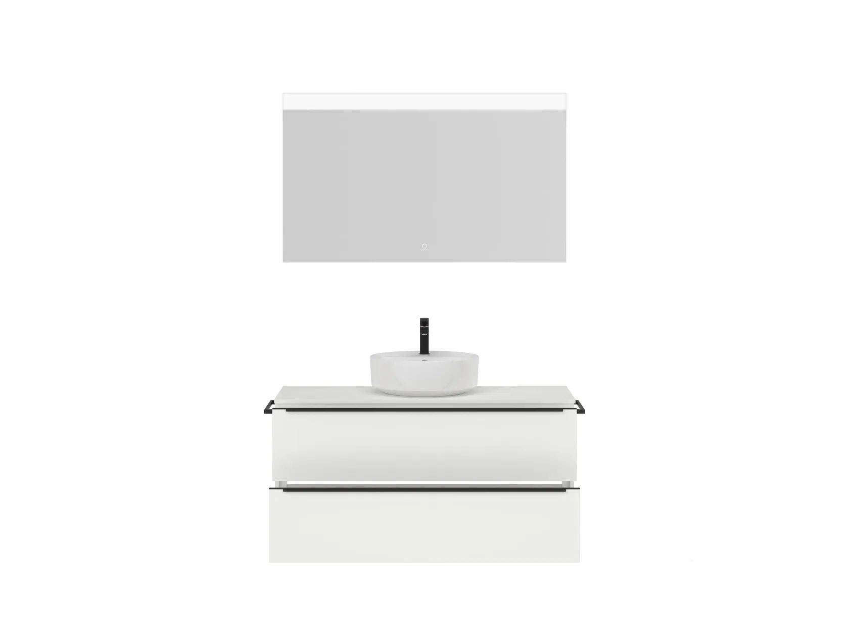 Atlas Ensemble sous vasque avec miroir 1