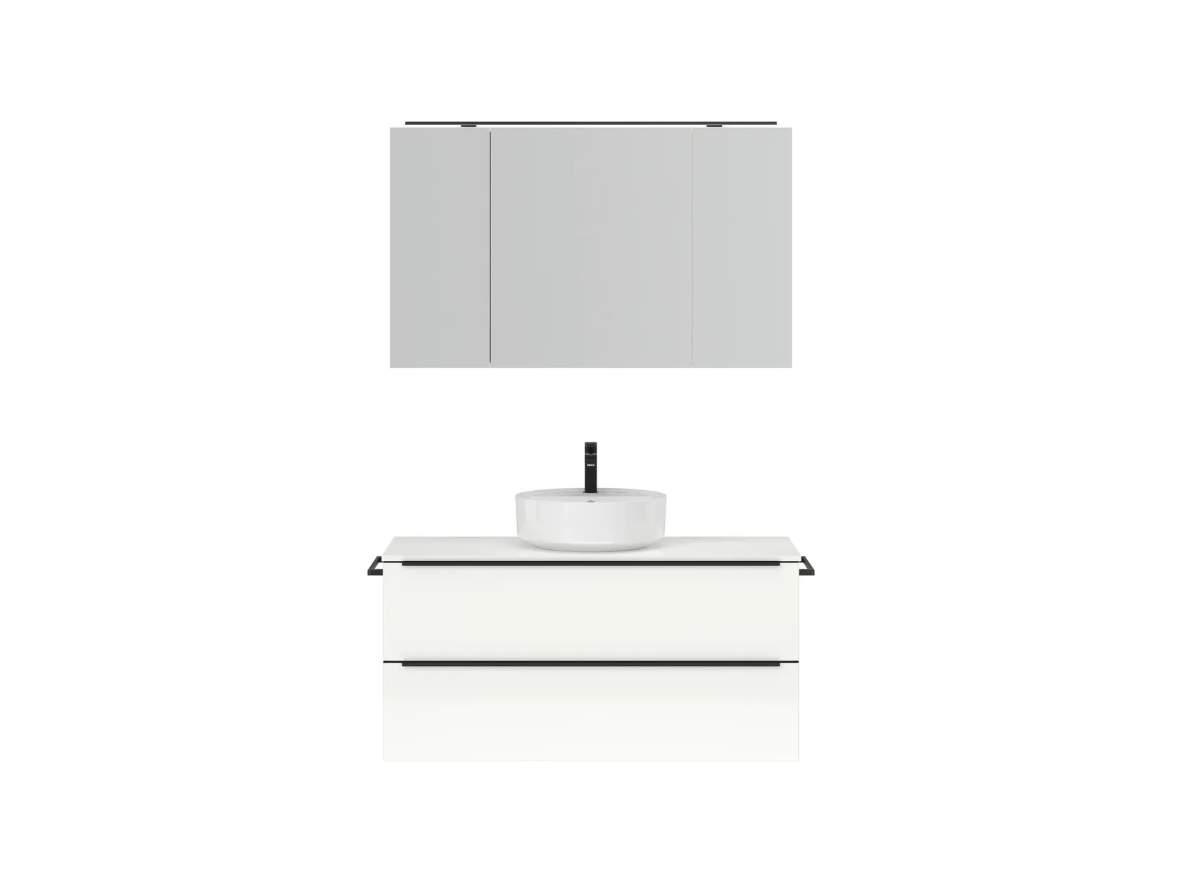 Atlas Ensemble sous vasque avec miroir 0