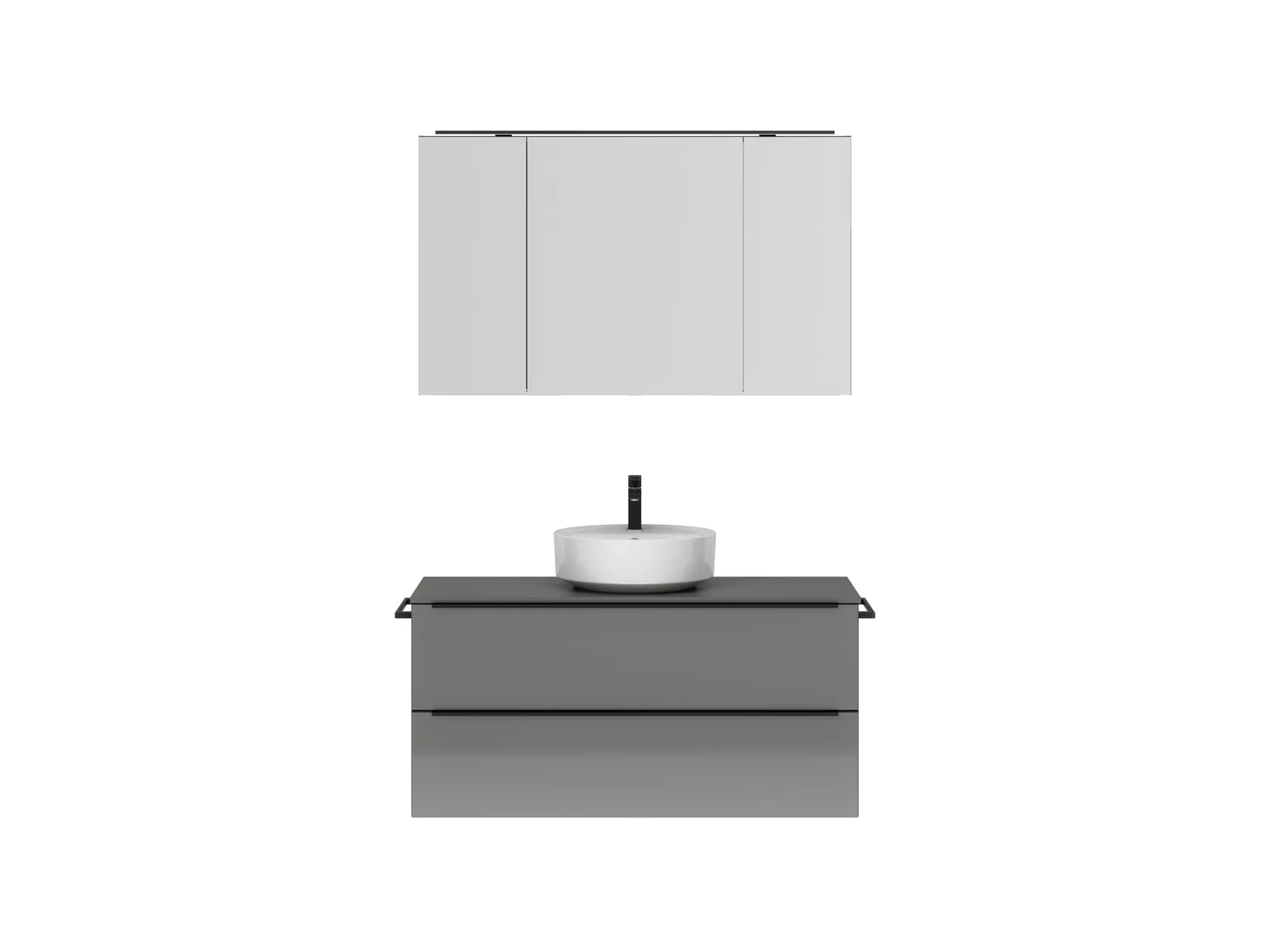 Atlas Ensemble sous vasque avec miroir 0