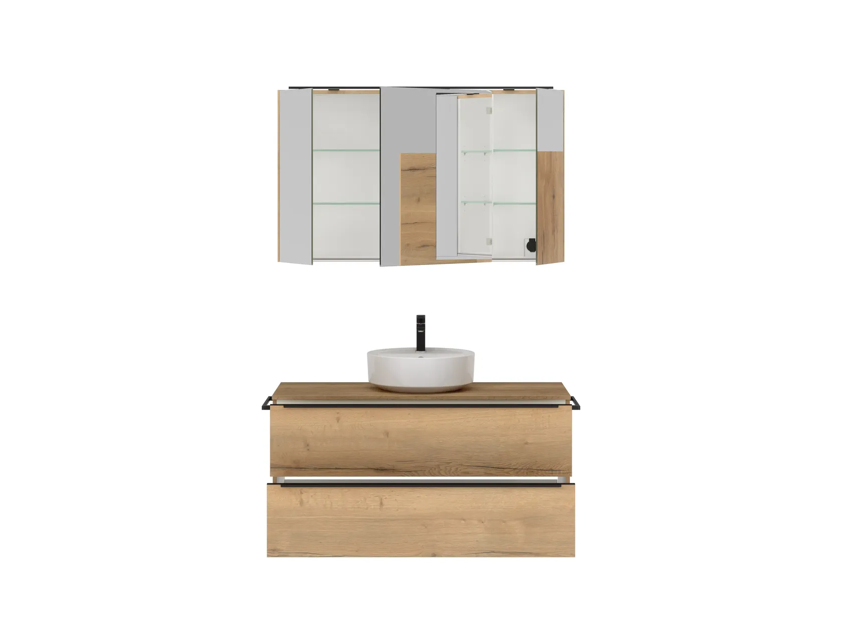 Atlas Ensemble sous vasque avec miroir 1