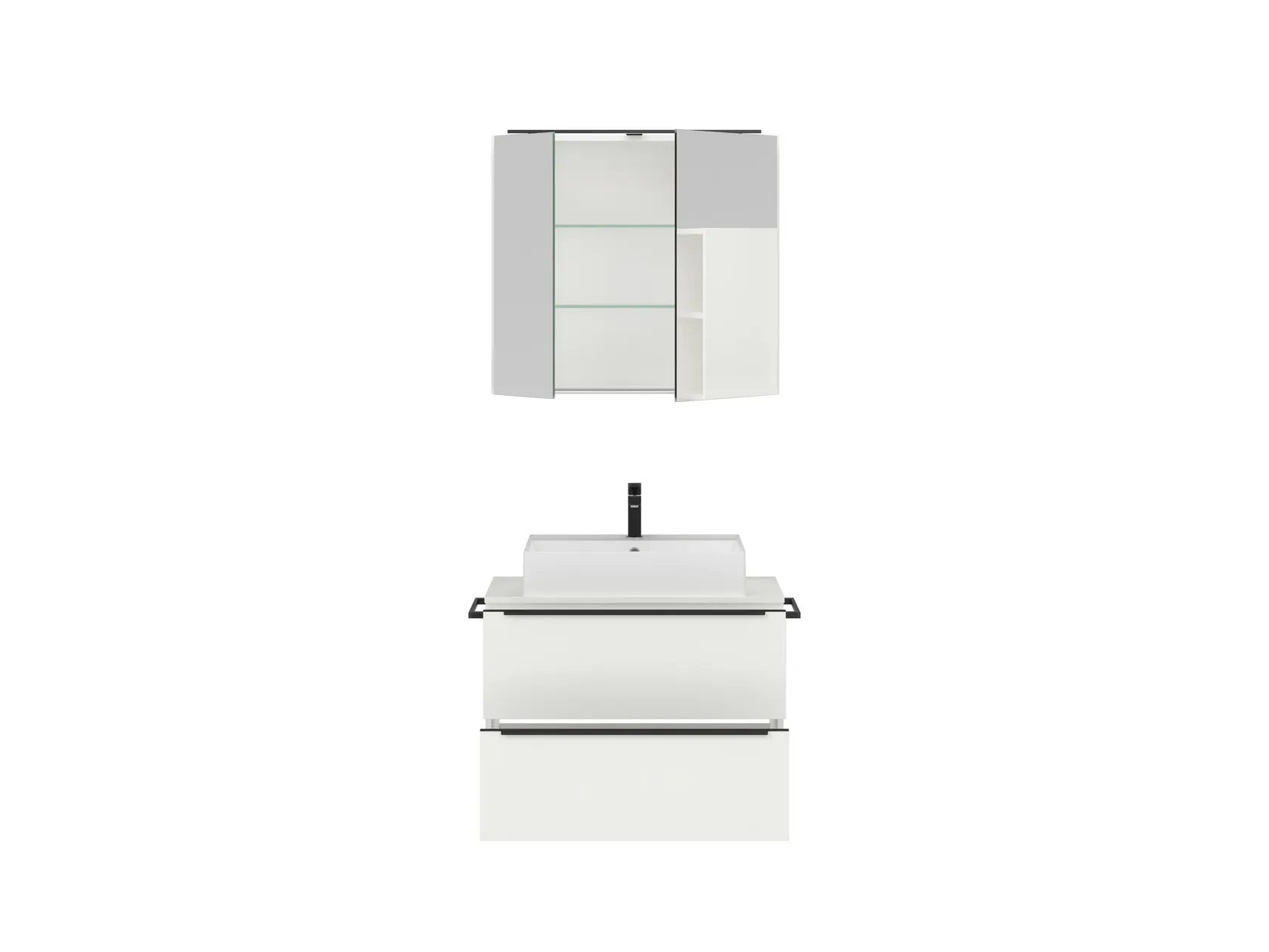 Atlas Ensemble sous vasque avec miroir 1