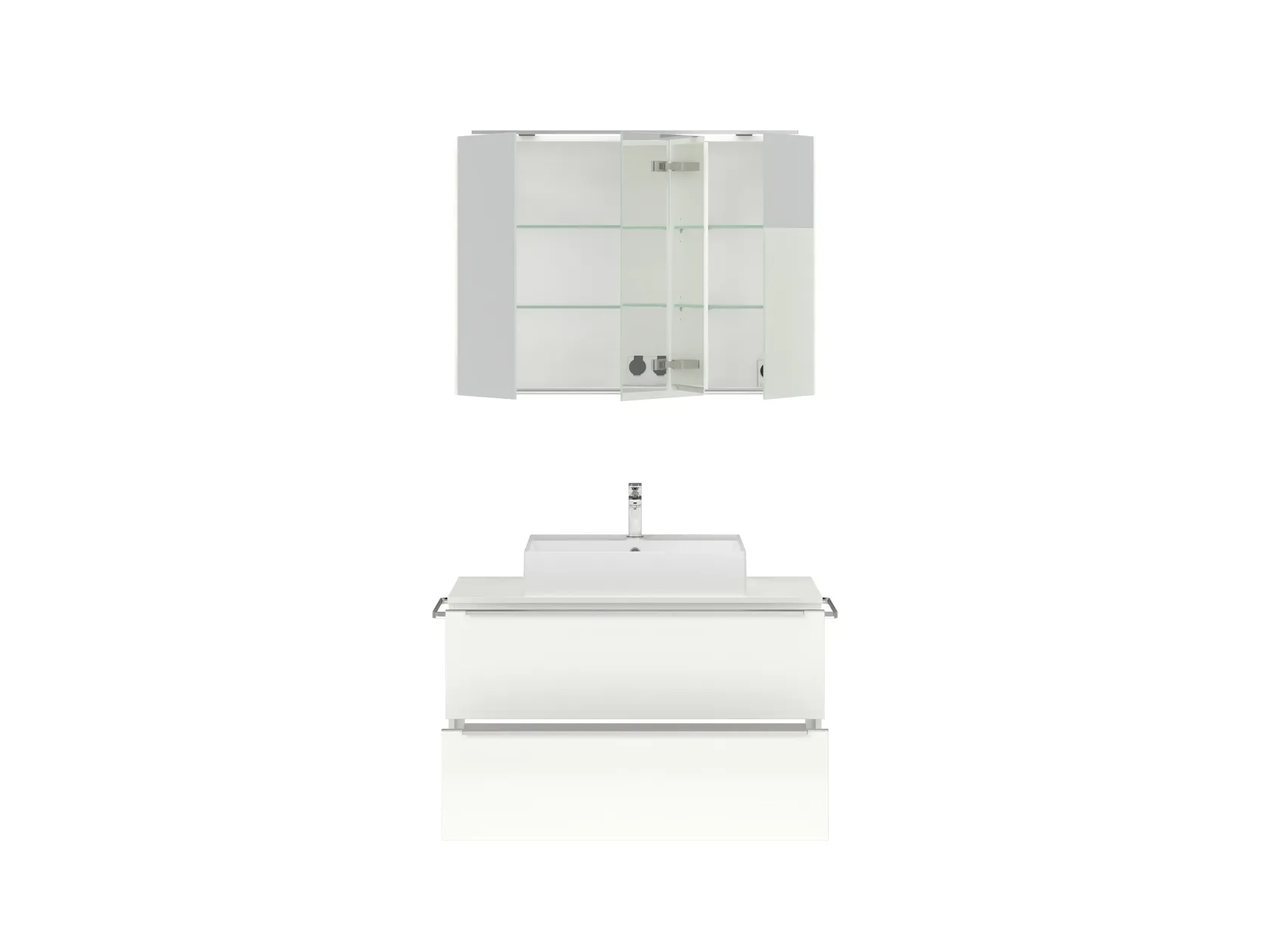 Atlas Ensemble sous vasque avec miroir 1