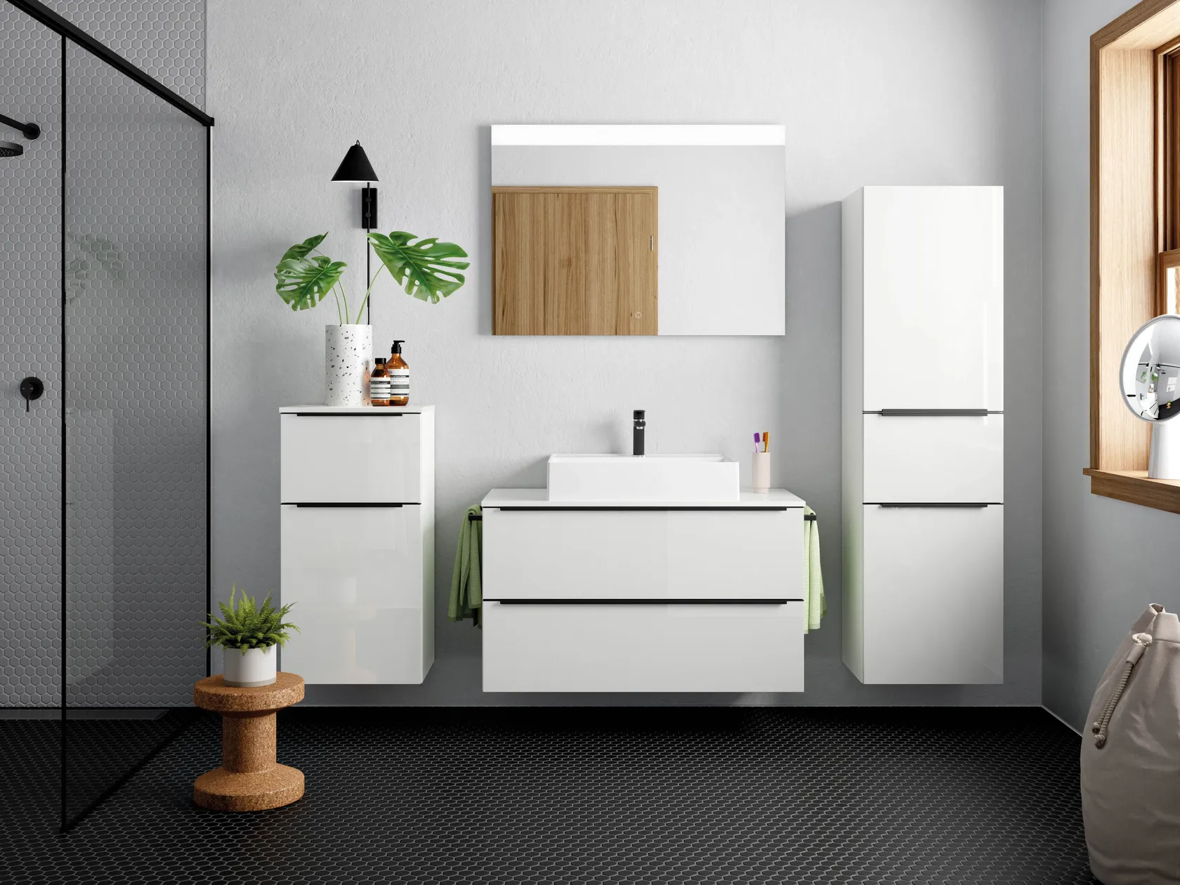 Atlas Ensemble sous vasque avec miroir 6