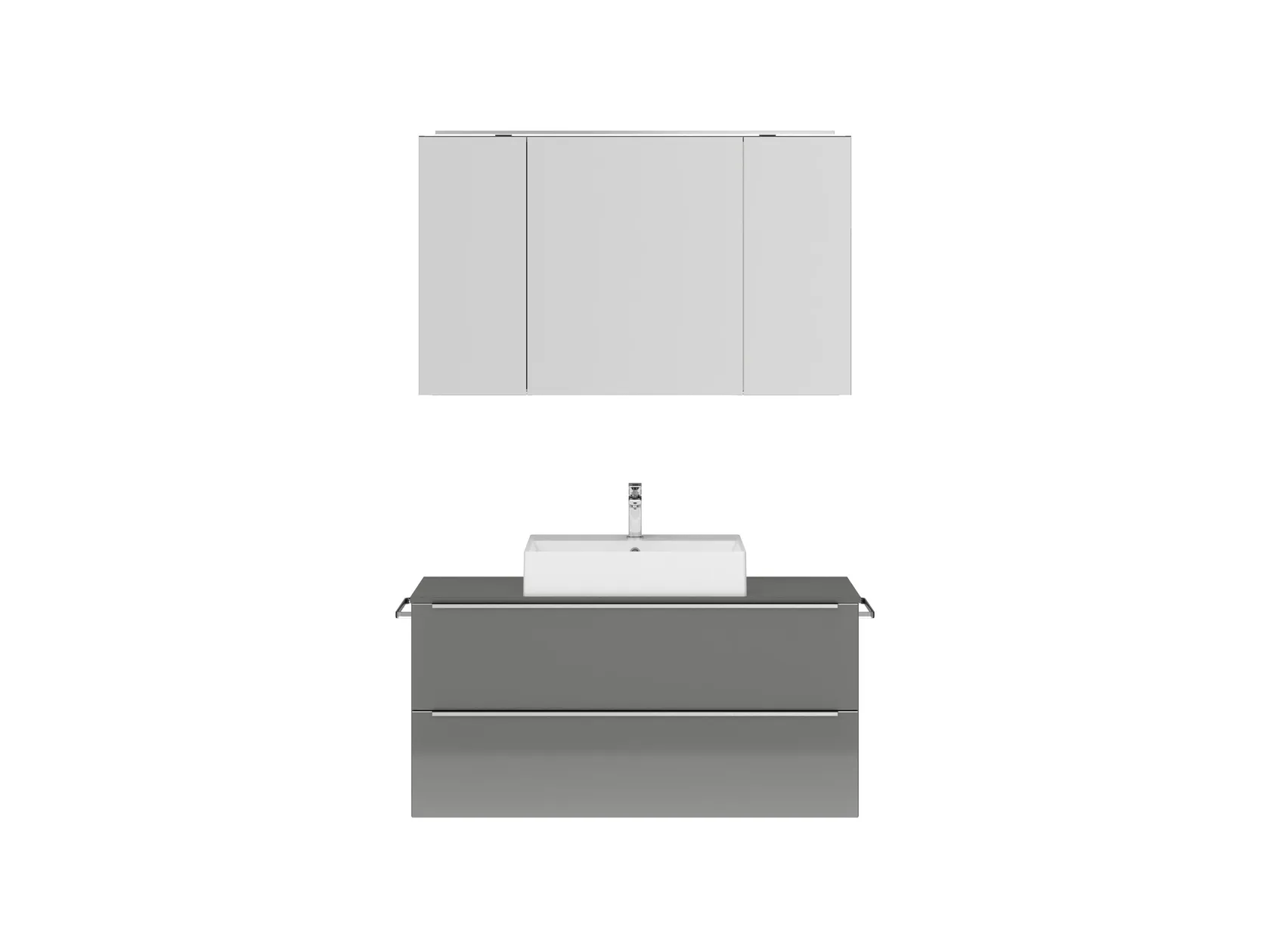 Atlas Ensemble sous vasque avec miroir 0