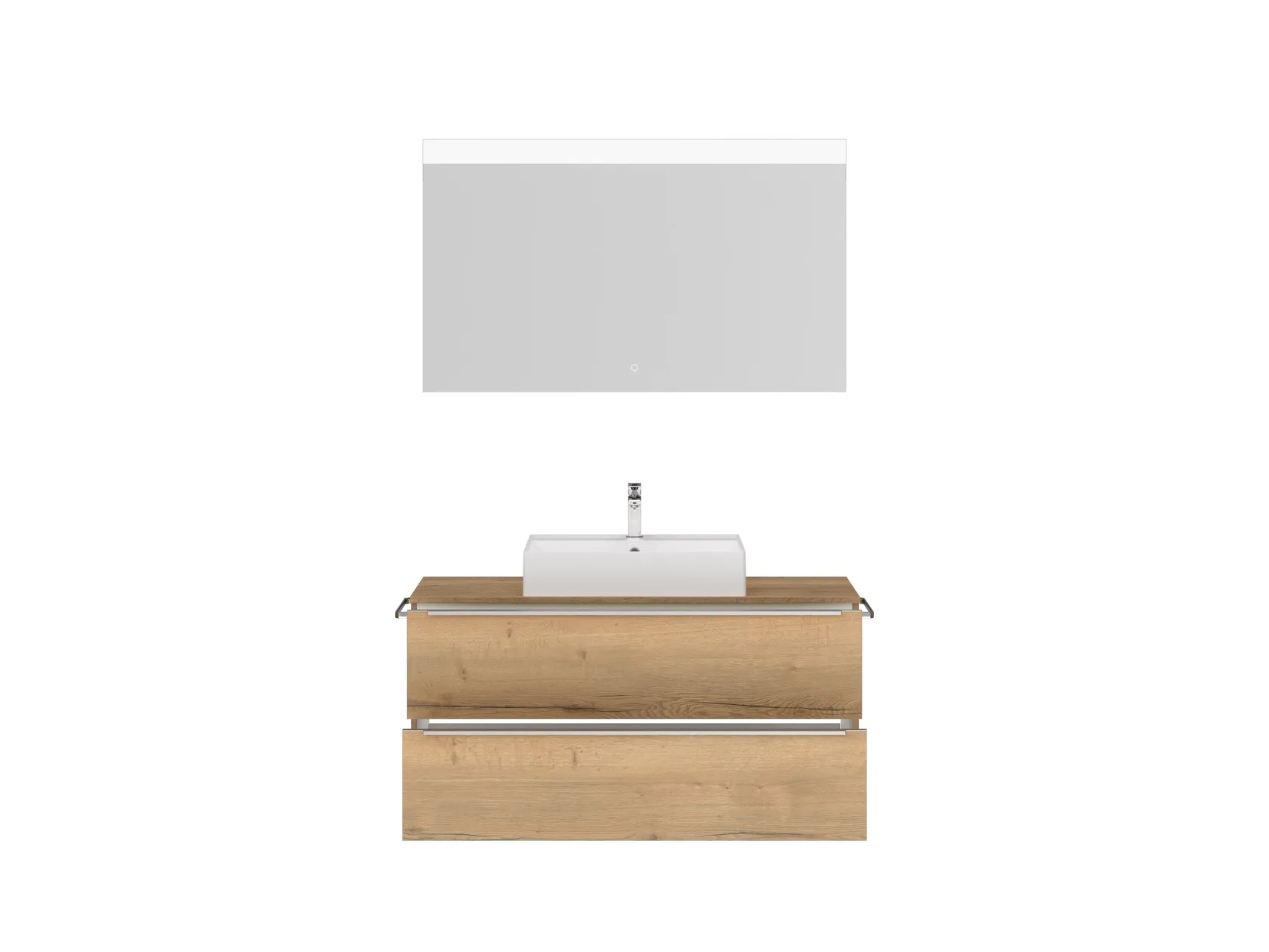 Atlas Ensemble sous vasque avec miroir 1