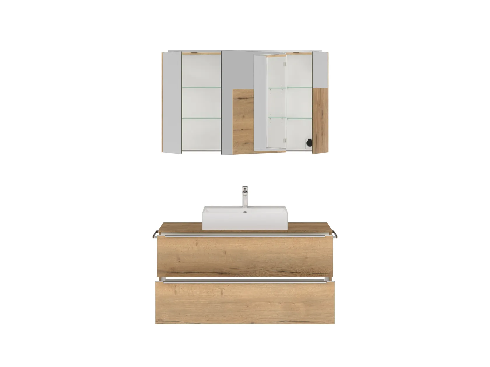 Atlas Ensemble sous vasque avec miroir 1