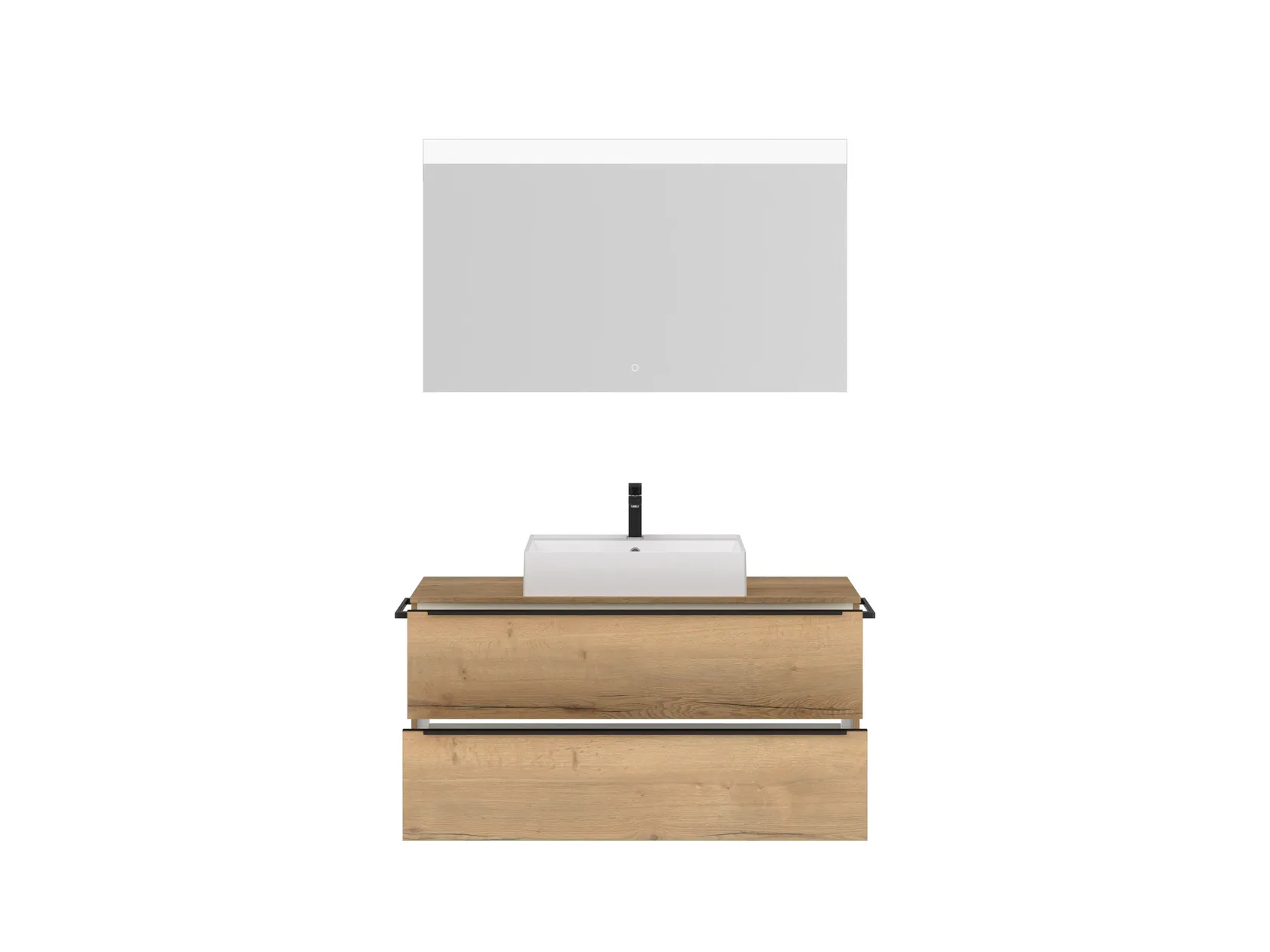 Atlas Ensemble sous vasque avec miroir 1