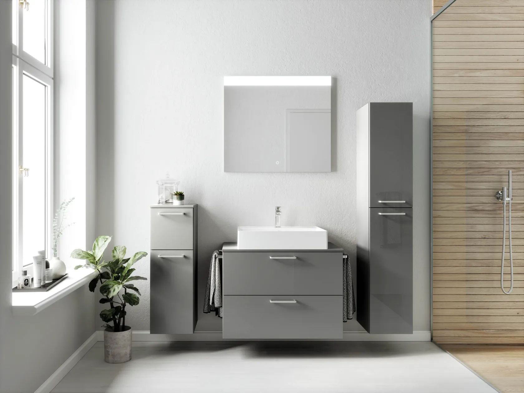 Atlas Ensemble sous vasque avec miroir 6