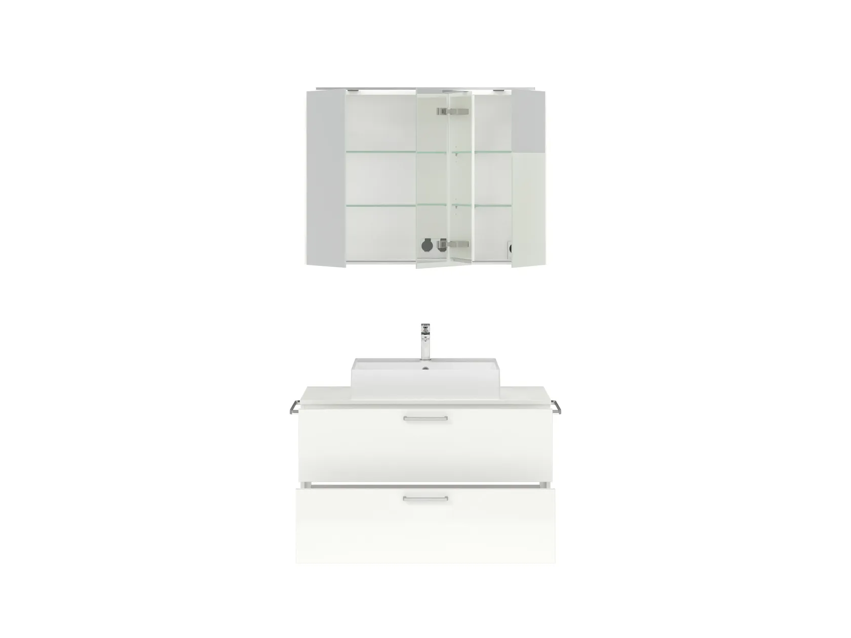 Atlas Ensemble sous vasque avec miroir 1