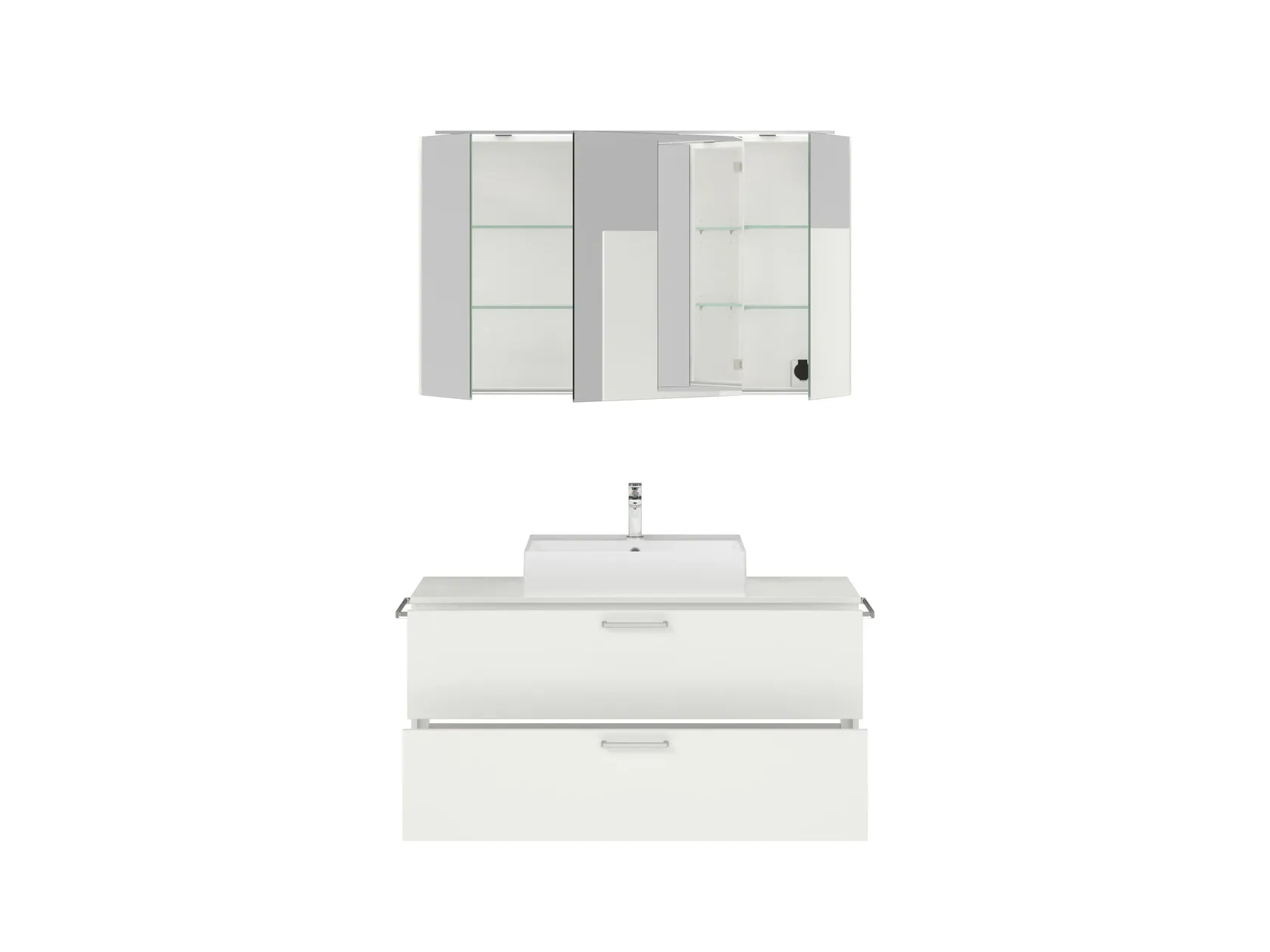 Atlas Ensemble sous vasque avec miroir 1