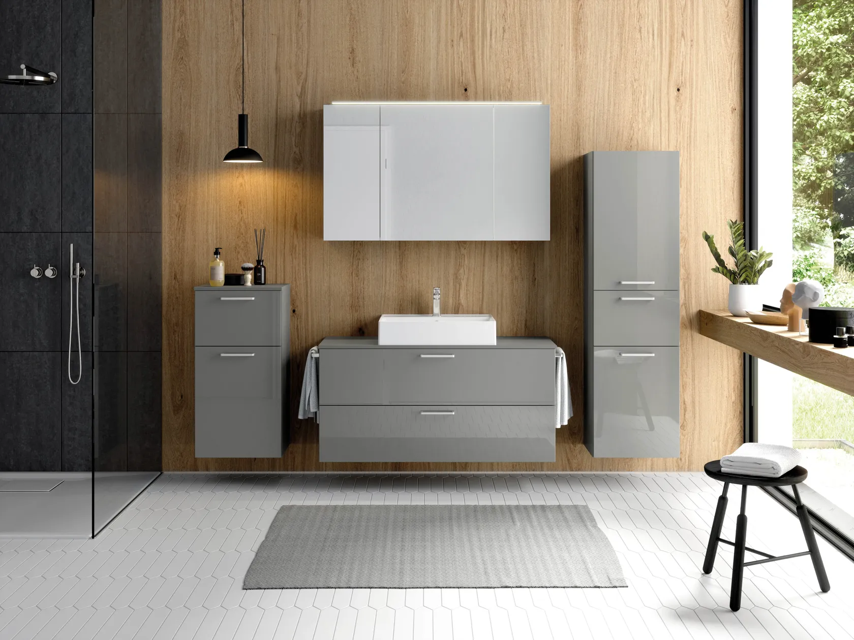 Atlas Ensemble sous vasque avec miroir 4