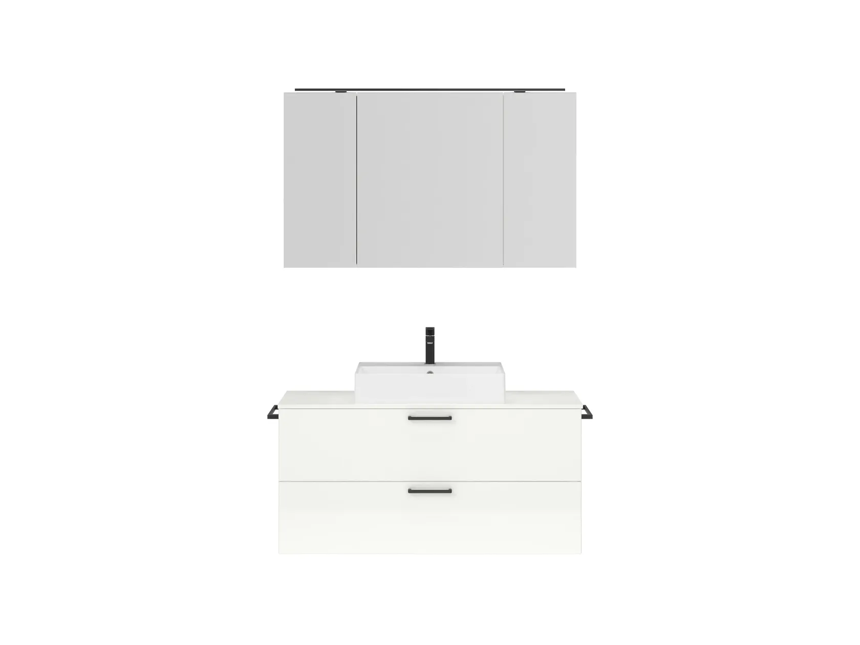 Atlas Ensemble sous vasque avec miroir 0