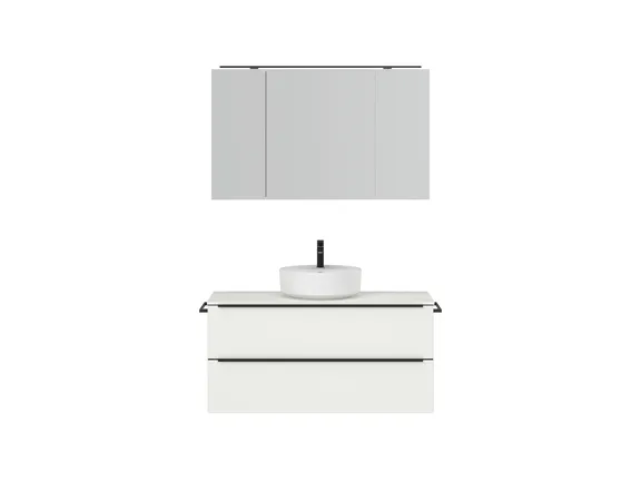 Atlas Ensemble sous vasque avec miroir