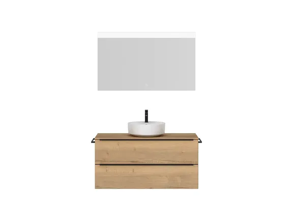 Atlas Ensemble sous vasque avec miroir