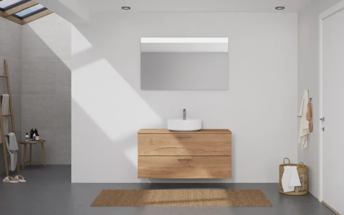 Atlas Ensemble sous vasque avec miroir