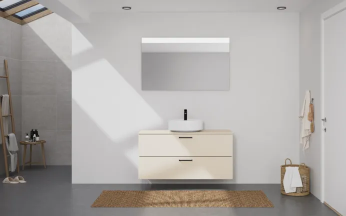 Atlas Ensemble sous vasque avec miroir