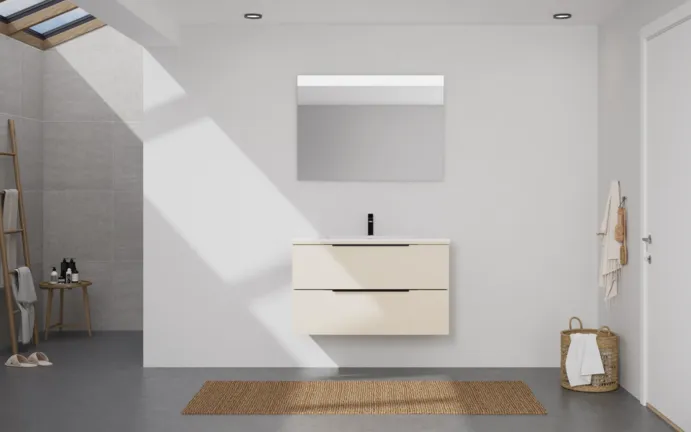 Atlas Ensemble sous vasque avec miroir