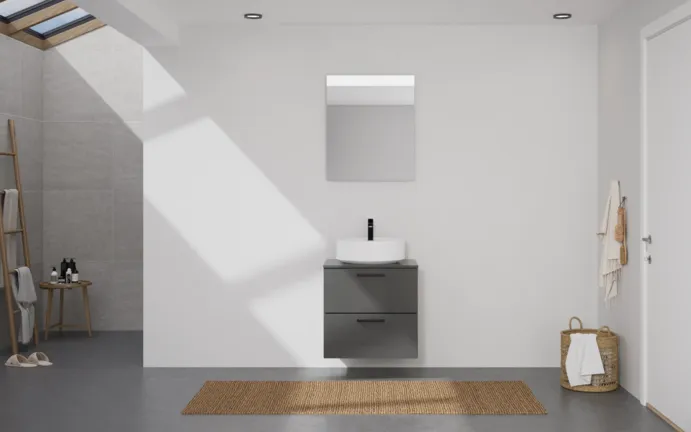 Atlas Ensemble sous vasque avec miroir