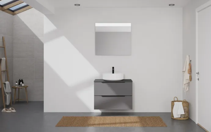 Atlas Ensemble sous vasque avec miroir