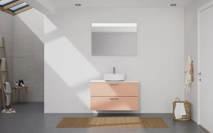 Atlas Ensemble sous vasque avec miroir