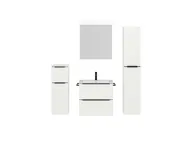 Atlas Ensemble sous vasque avec miroir et colonnes 1