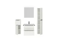 Atlas Ensemble sous vasque avec miroir et colonnes 2