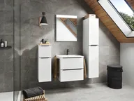 Atlas Ensemble sous vasque avec miroir et colonnes 0