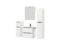 Atlas Ensemble sous vasque avec miroir et colonnes 5