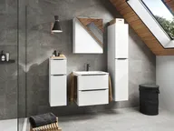 Atlas Ensemble sous vasque avec miroir et colonnes 0