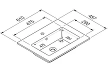 Atlas Ensemble sous vasque avec miroir et colonnes 10
