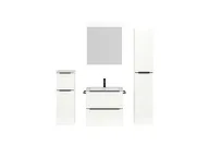 Atlas Ensemble sous vasque avec miroir et colonnes 1