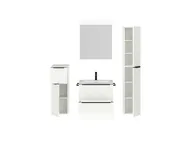 Atlas Ensemble sous vasque avec miroir et colonnes 2