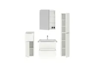 Atlas Ensemble sous vasque avec miroir et colonnes 2