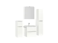 Atlas Ensemble sous vasque avec miroir et colonnes 3