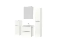 Atlas Ensemble sous vasque avec miroir et colonnes 5