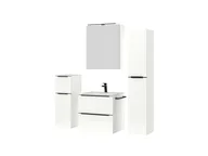 Atlas Ensemble sous vasque avec miroir et colonnes 5